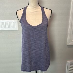 Lululemon Cool Racerback Purple Tank Top Size 8